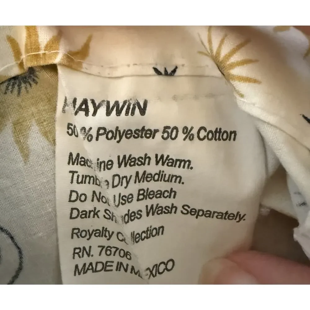 Celestial 28.5x19 Stars Moon Pillow Case VTG 90s Maywin Made in Mexico